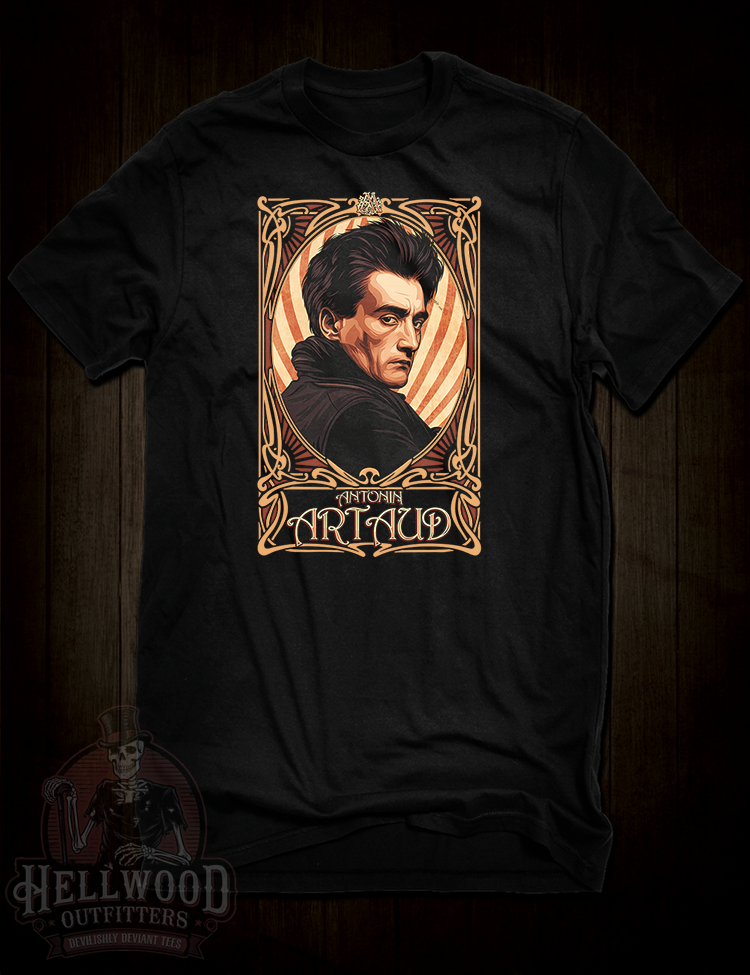 Antonin Artaud t-shirt French avant-garde tribute