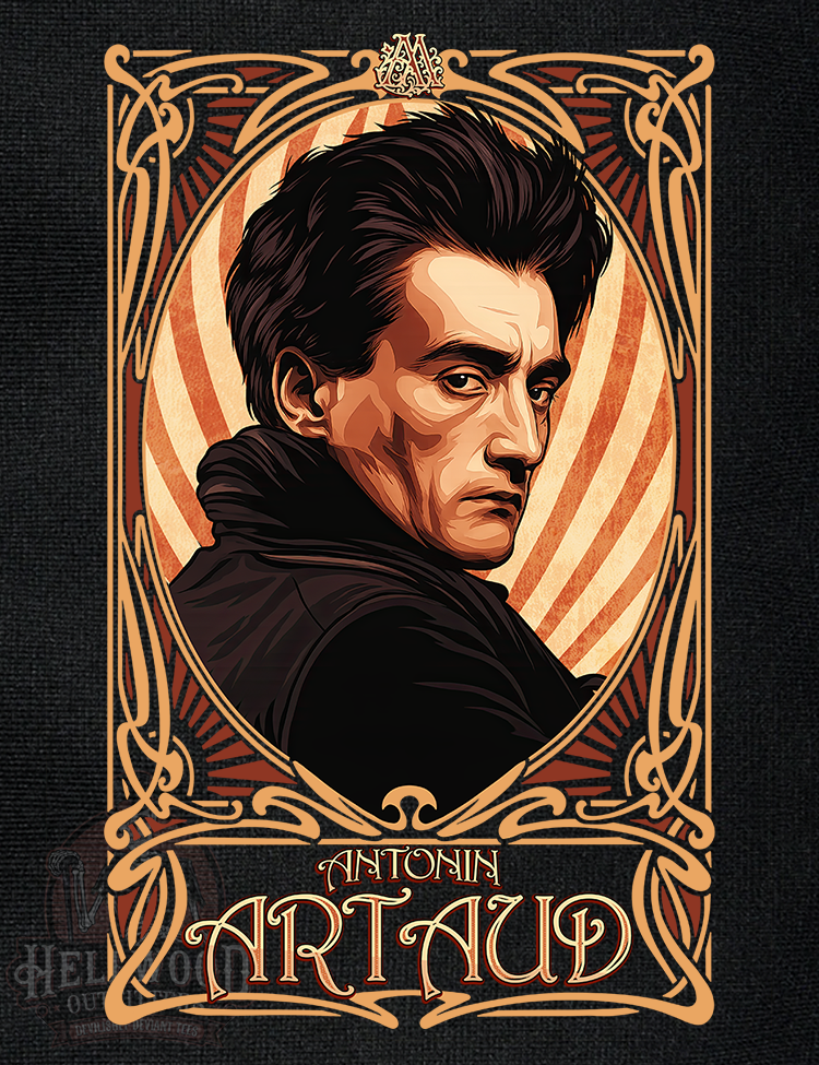 Hellwood Outfitters Antonin Artaud artistic icon tee