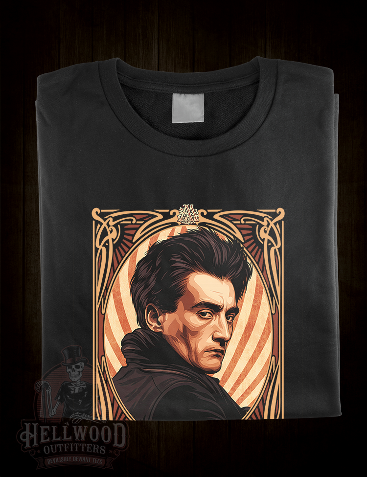 French poet actor philosopher cult figure shirt