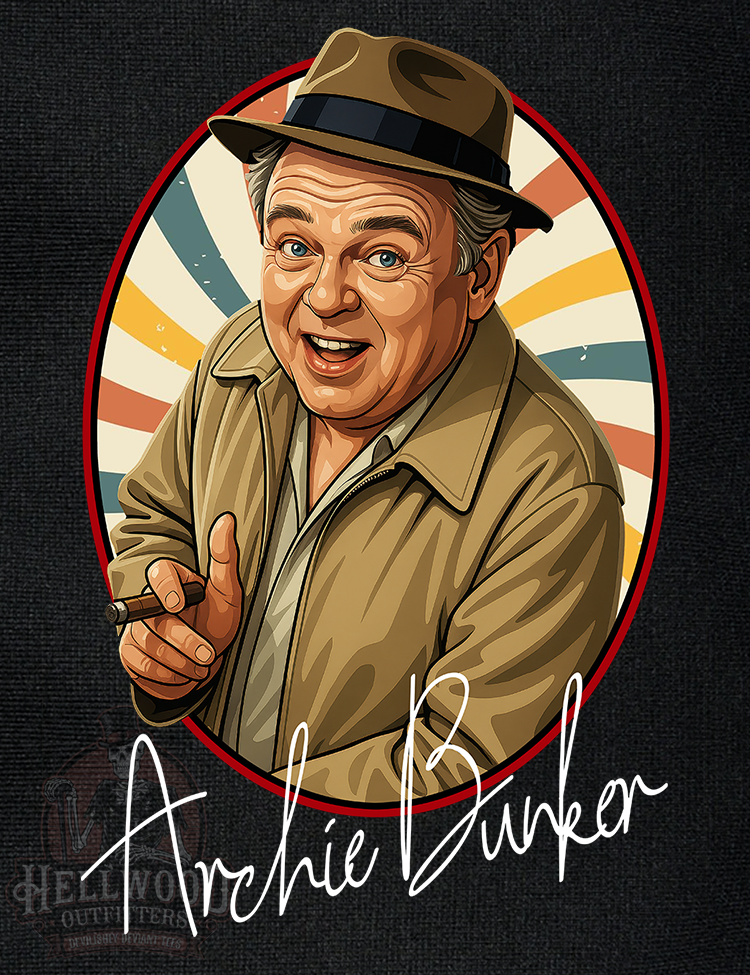Carroll O’Connor as Archie Bunker vintage TV tee
