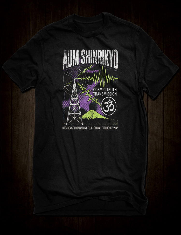 Aum Shinrikyo T-Shirt inspired by the Japanese apocalyptic cult