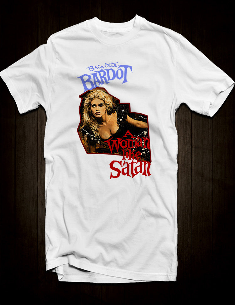 Brigitte Bardot movie T-shirt referencing La Femme et le Pantin