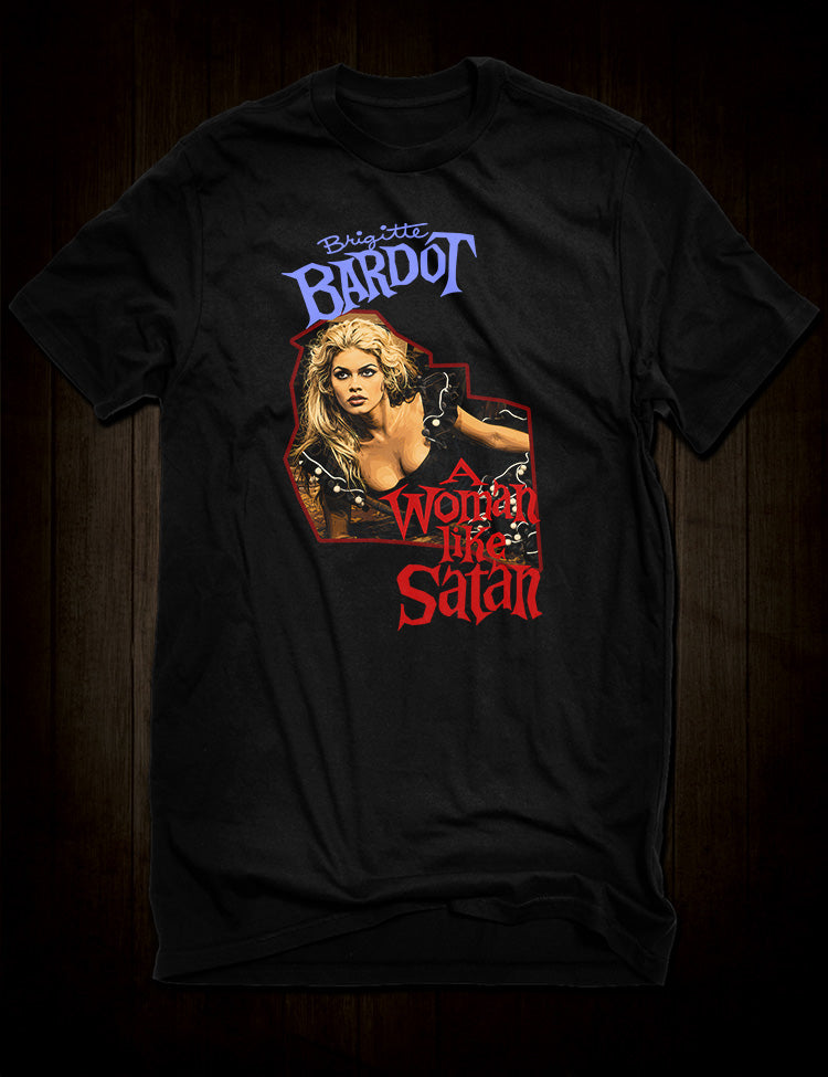 A Woman Like Satan T-Shirt inspired by Brigitte Bardot and the 1959 French film