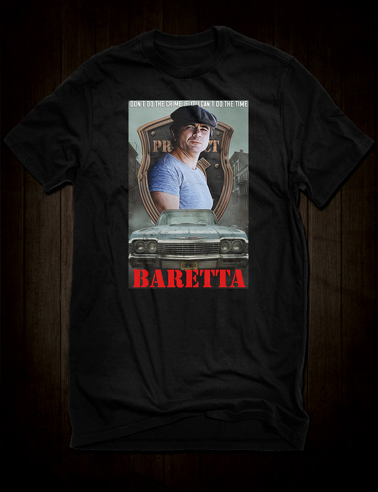 Robert Blake as Tony Baretta Classic TV show apparel