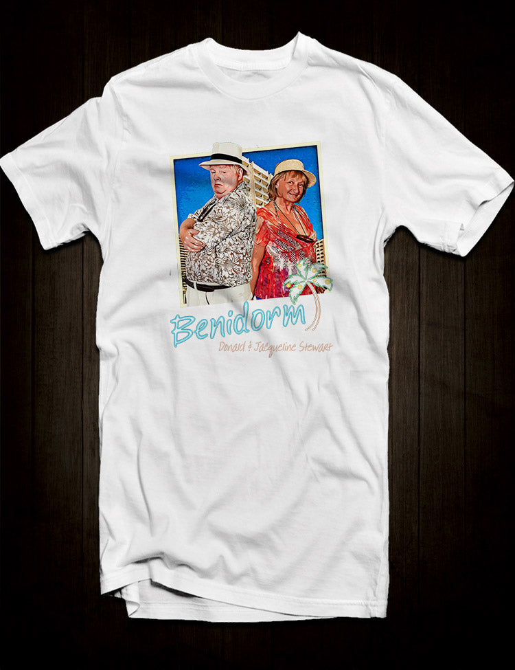 Benidorm-inspired Shirt with Donald and Jacqueline Stewart - TV Comedy Fashion