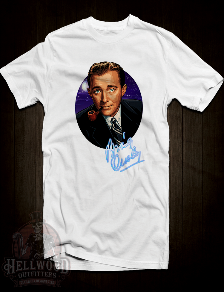 Vintage style Bing Crosby fan apparel