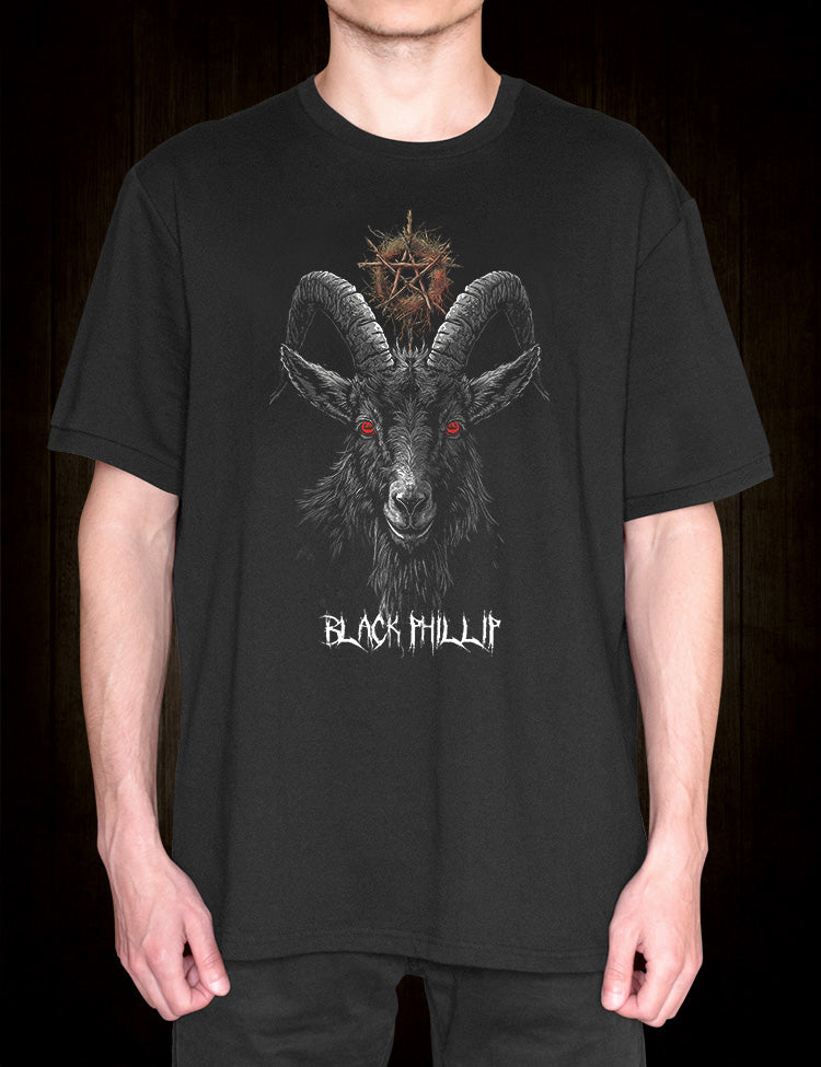 Iconic Folk Horror Apparel - Black Phillip Graphic Tee