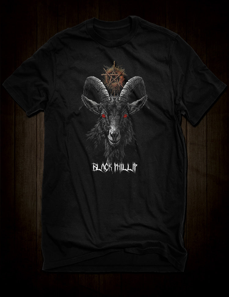 Black Phillip T-Shirt - The Witch Folk Horror Fashion