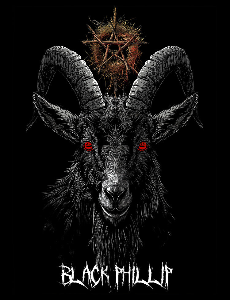 Exclusive Black Phillip Tee - Haunting Folk Horror Tribute