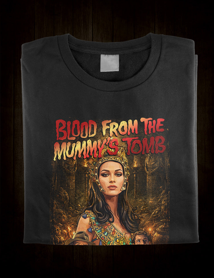 Blood From The Mummy's Tomb 1971 film gothic horror tee design