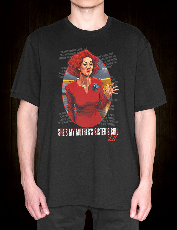 Twin Peaks movie T-shirt based on Gordon Cole's coded airport briefing scene