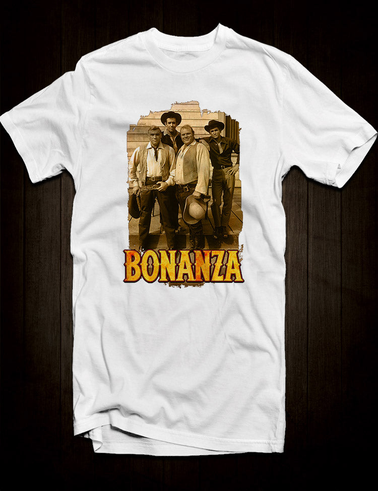 Legendary TV series tee Bonanza fan gear