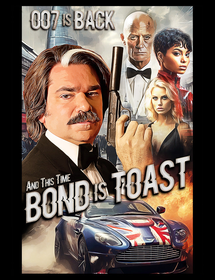 Toast for Bond T-Shirt - Matt Berry Comedy Fashion