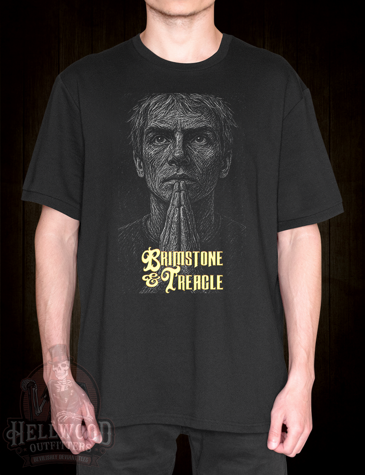Brimstone and Treacle cult film memorabilia tee