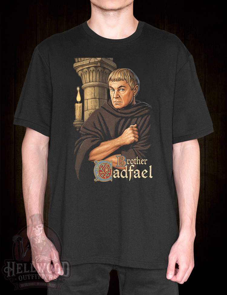 Medieval monastery detective Brother Cadfael tee