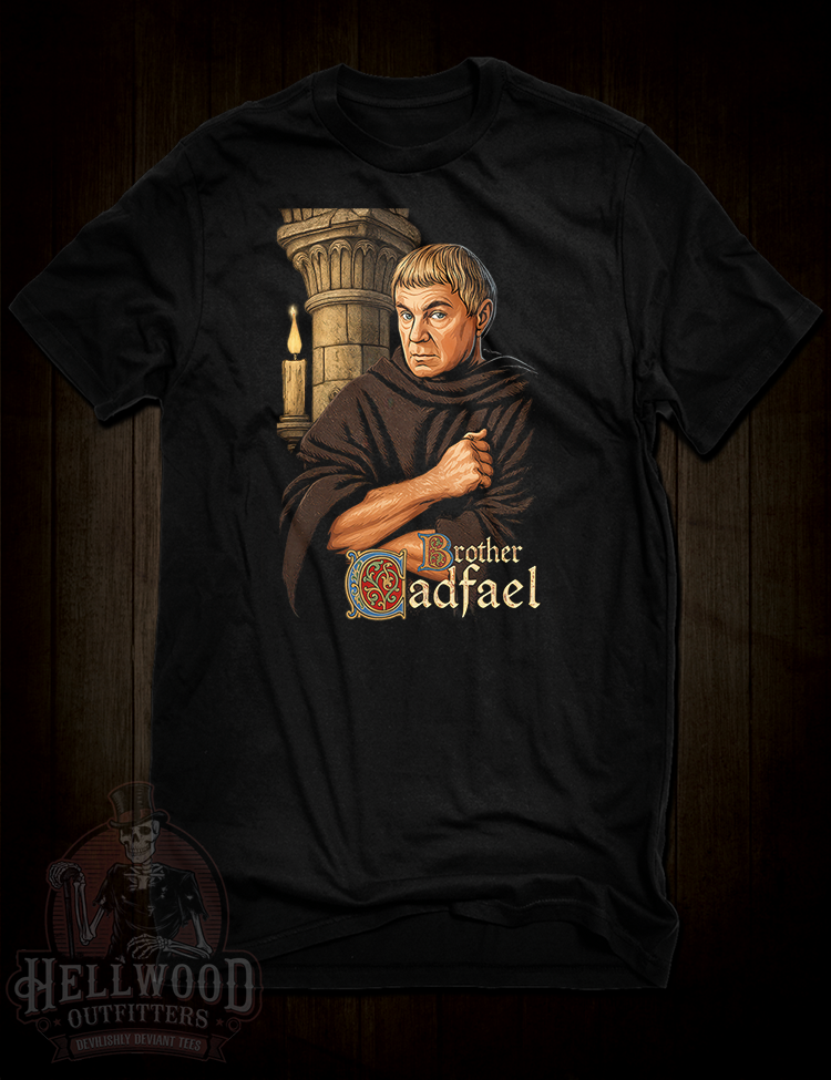 Brother Cadfael t-shirt inspired by medieval detective TV series