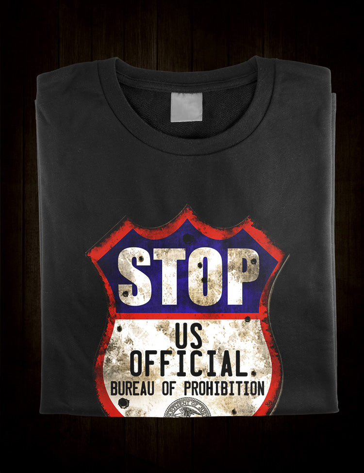 Bureau of Prohibition federal agent retro tee