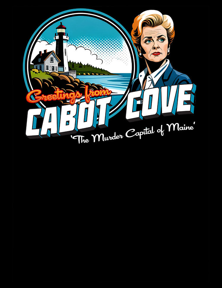 Cabot Cove Murder She Wrote T-Shirt - Iconic Maine Town Fashion