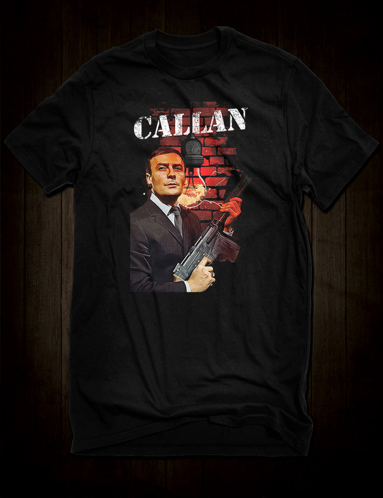 Vintage TV Series Shirt - Edward Woodward as David Callan