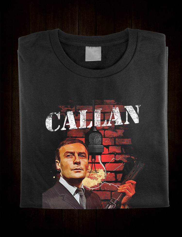 Callan Tribute T-Shirt - Edward Woodward Cult TV Show Fashion