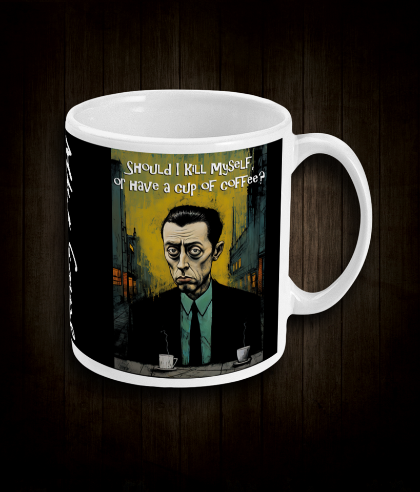 Albert Camus Coffee Quote Ceramic Mug