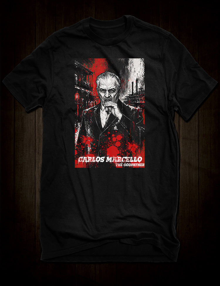 Carlos Marcello mafia boss portrait artwork