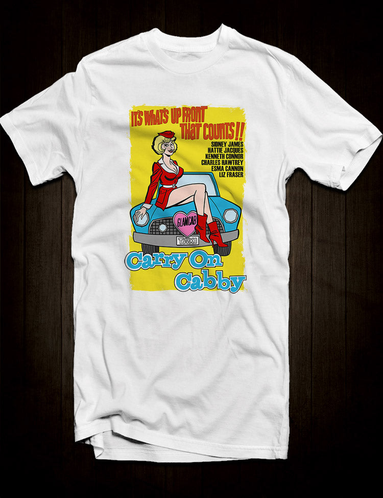 Carry On Cabby: A blast from the past, this t-shirt is sure to bring a smile to your face.
