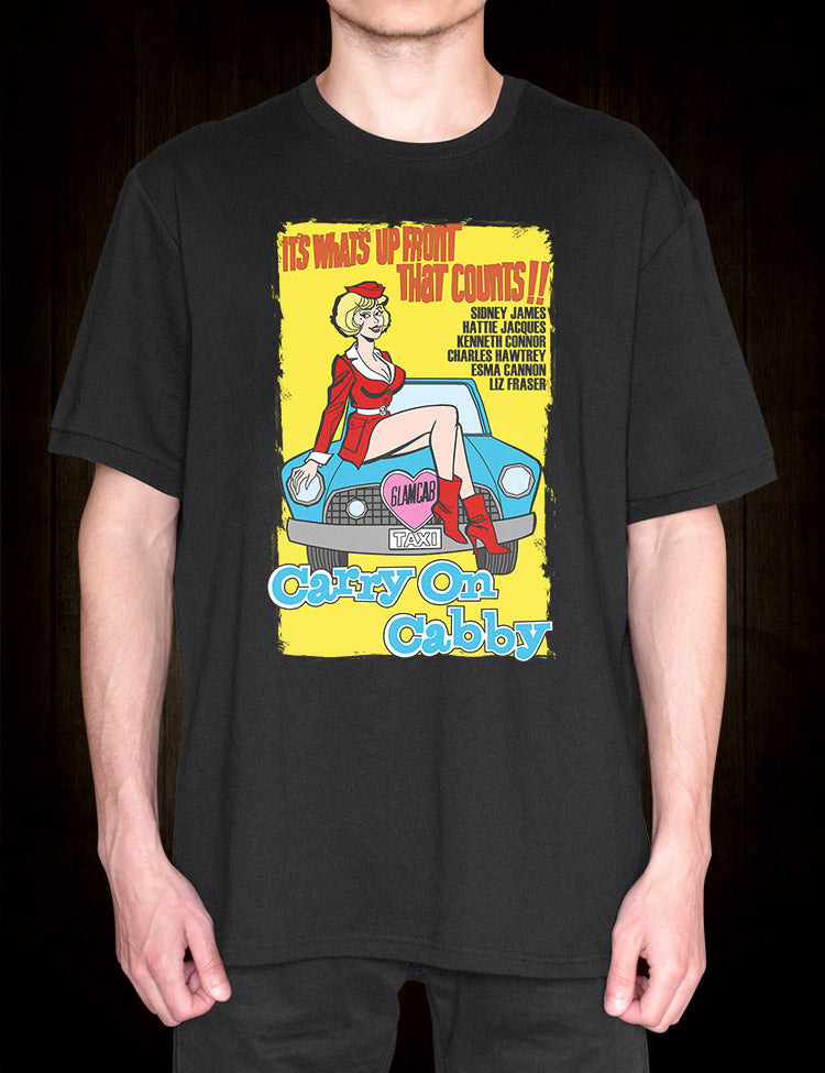 Carry On Cabby T-Shirt: The perfect gift for any fan of British comedy.