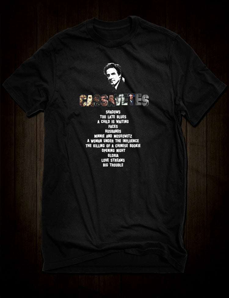 John Cassavetes filmography t-shirt