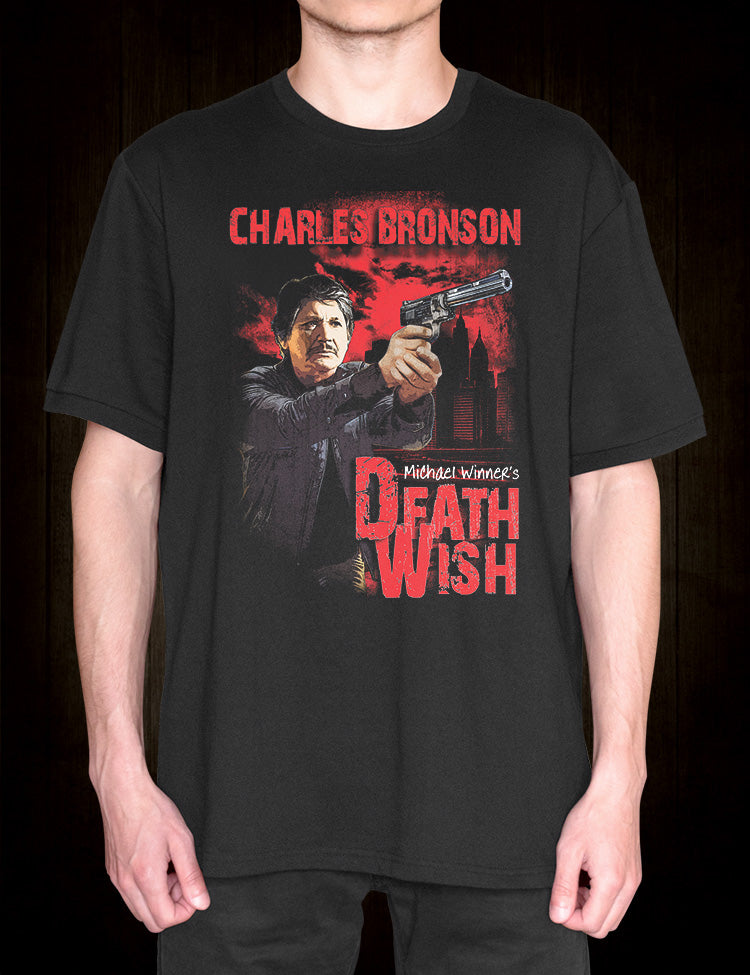 Iconic 1970s cinema Death Wish t-shirt