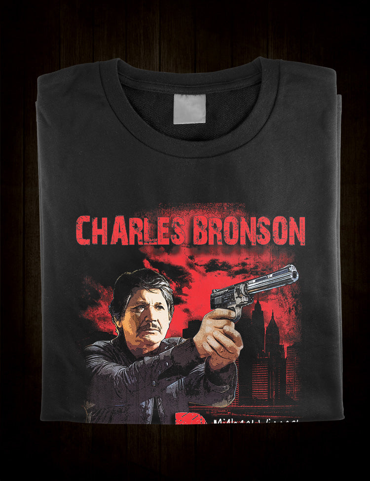 Cult classic film tee Charles Bronson as Paul Kersey