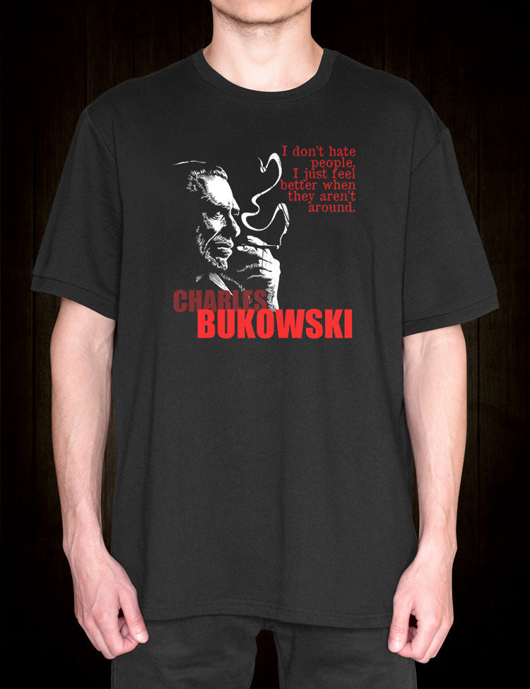 Bukowski literature-inspired tee