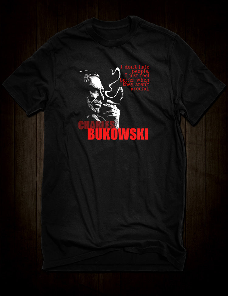 Charles Bukowski t-shirt