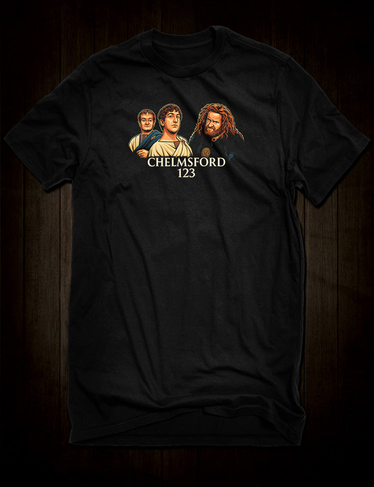 Chelmsford 123 t-shirt British comedy design