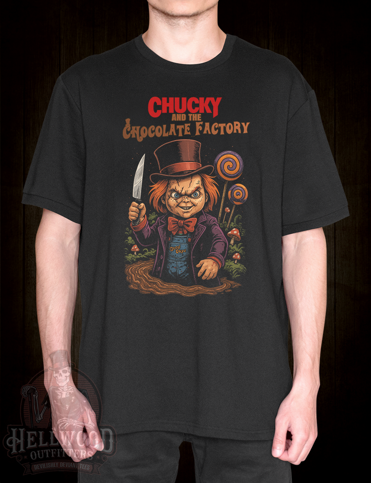 Cult horror crossover fashion – Chucky meets Wonka