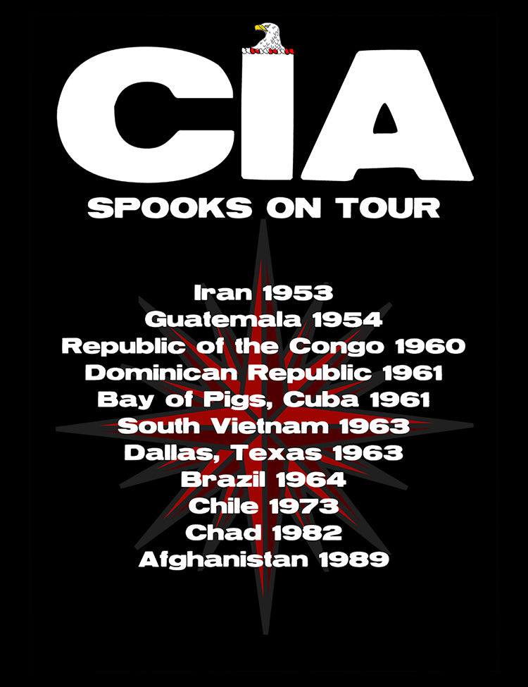 Political satire CIA tee Covert operations humor t-shirt