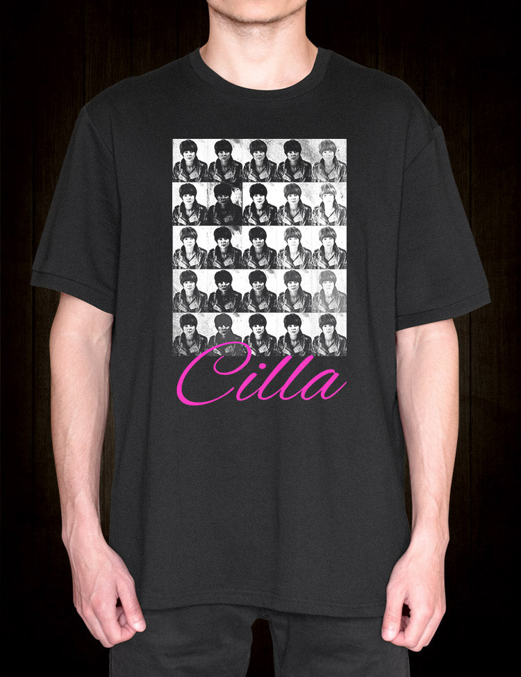 Iconic tribute: Andy Warhol-inspired Cilla Tee