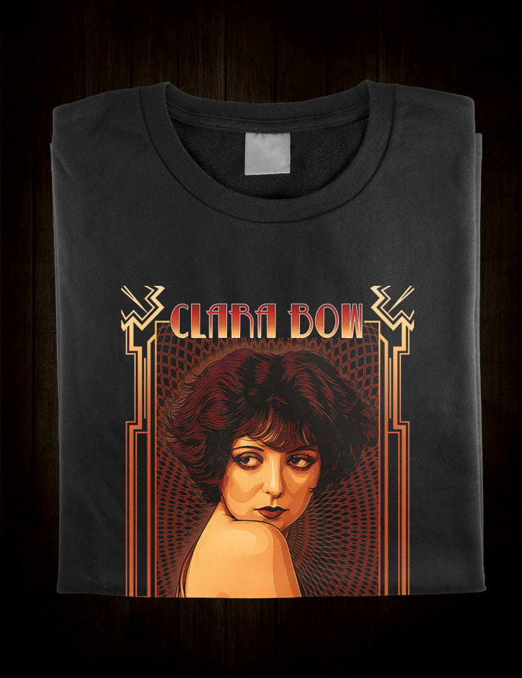 classic Hollywood Clara Bow fan art design