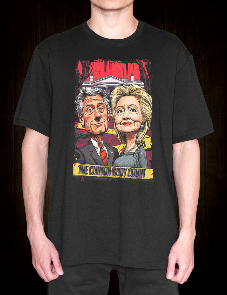 The Clinton Body Count controversial theory tee