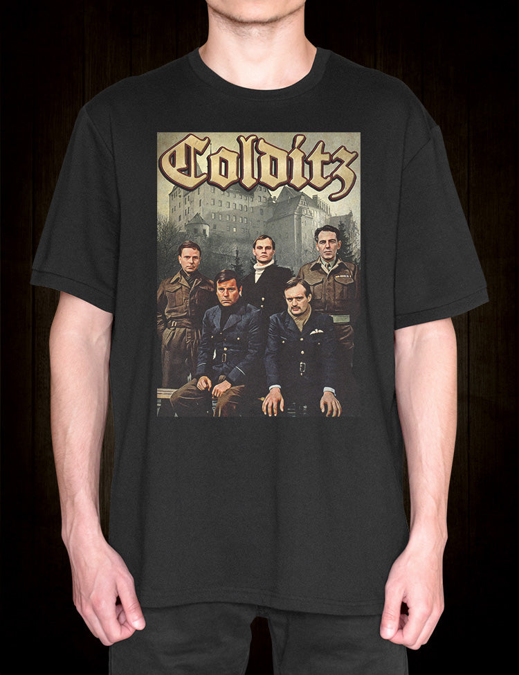 Colditz t-shirt for fans of the classic World War II TV series