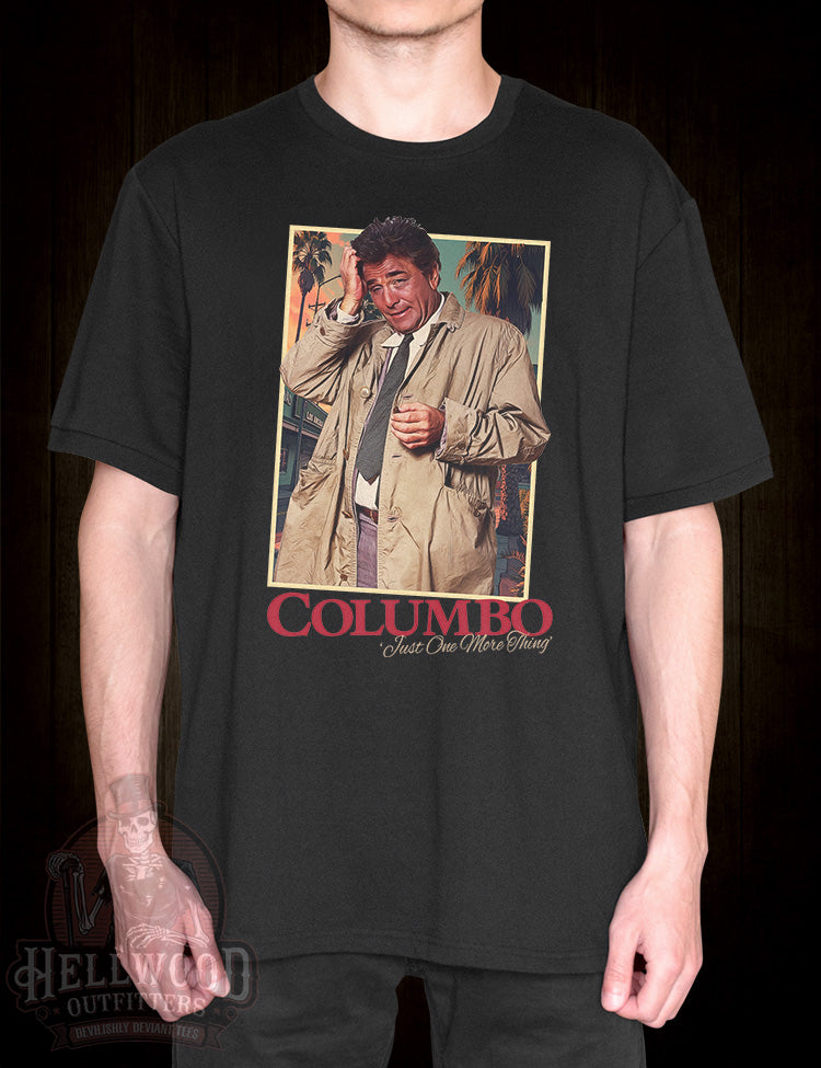 Peter Falk Columbo-inspired mystery lover's shirt