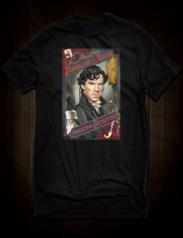 Sherlock Holmes consulting detective tribute t-shirt