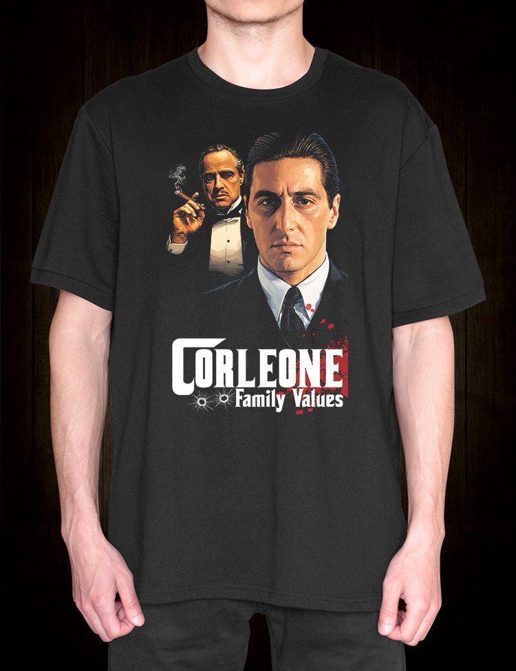 Michael Corleone Don Vito Corleone t-shirt design