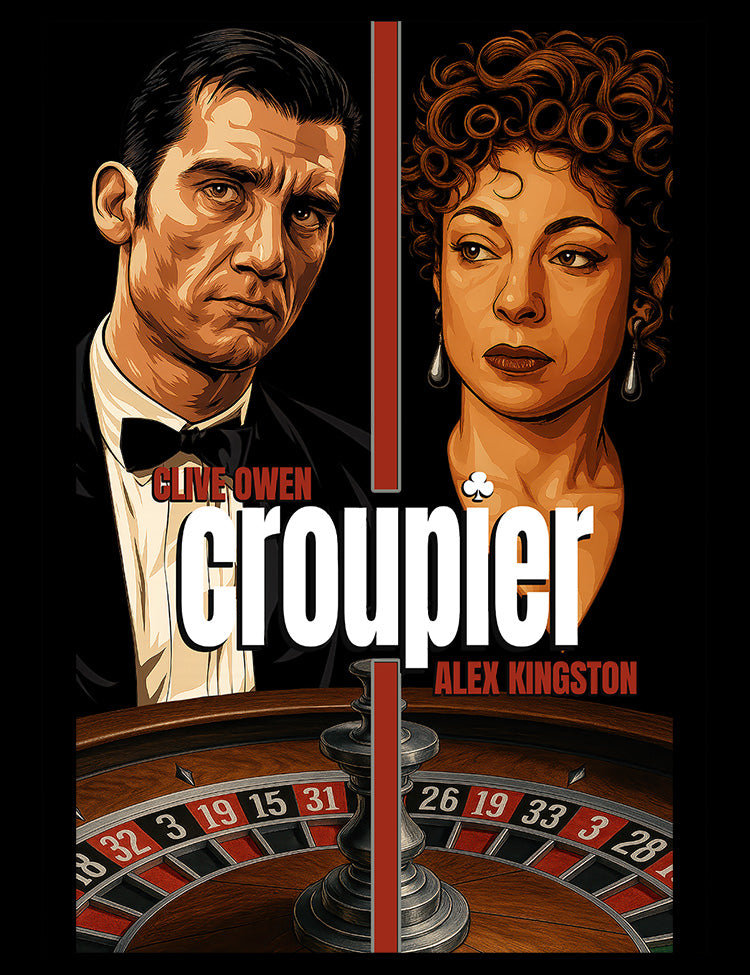 Clive Owen Croupier 1998 movie tribute tee