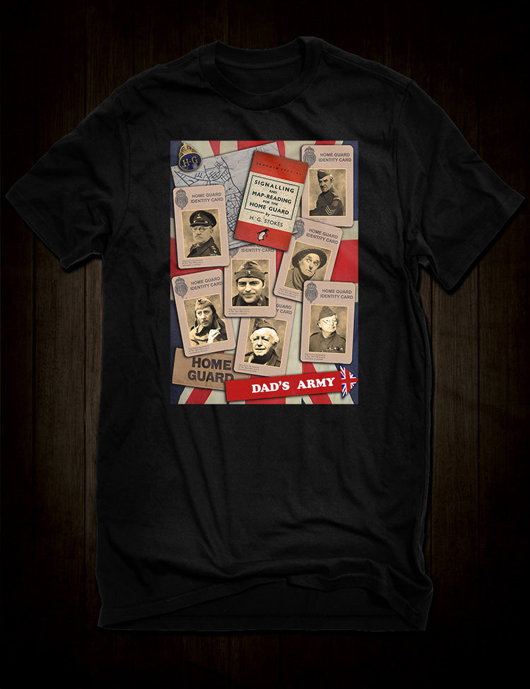 Dad's Army T-Shirt featuring classic sitcom characters