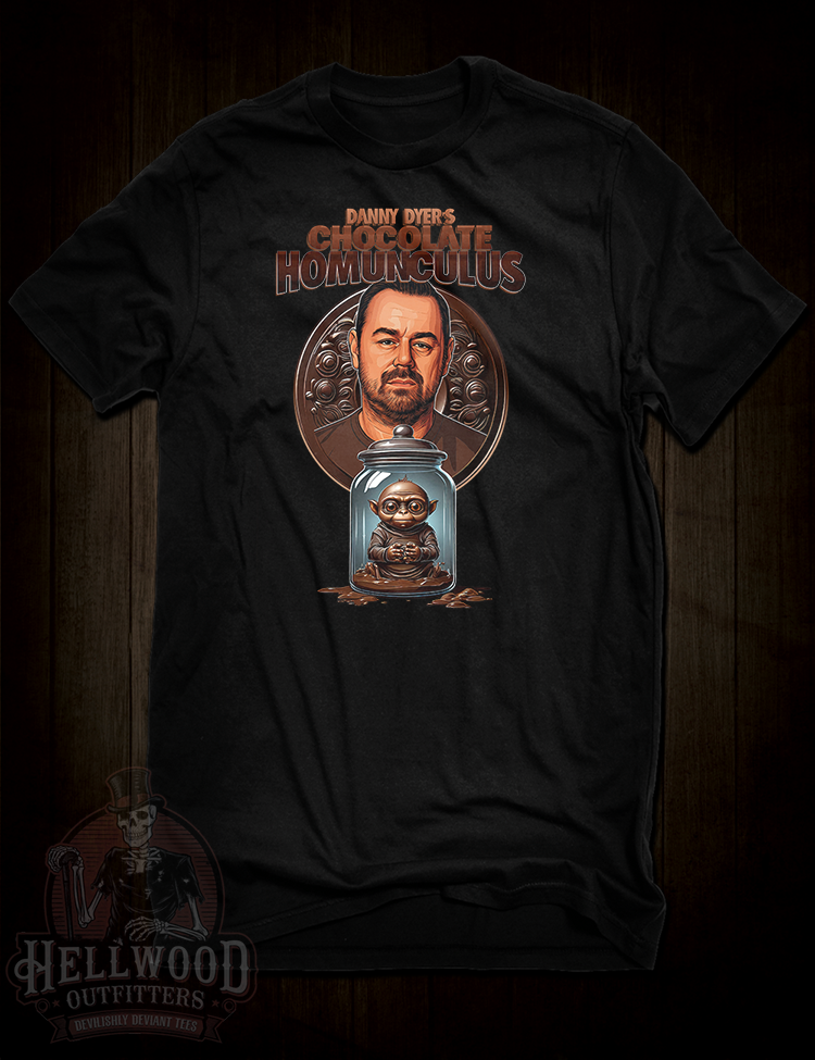 Danny Dyer’s Chocolate Homunculus Peep Show t-shirt
