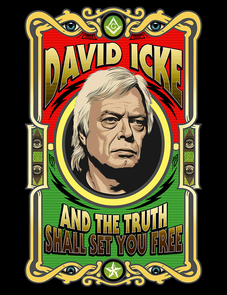 David Icke fan gear Thought-provoking t-shirt