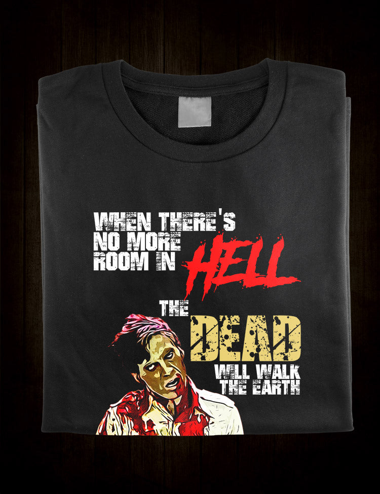 Dawn of the Dead inspired graphic horror tee