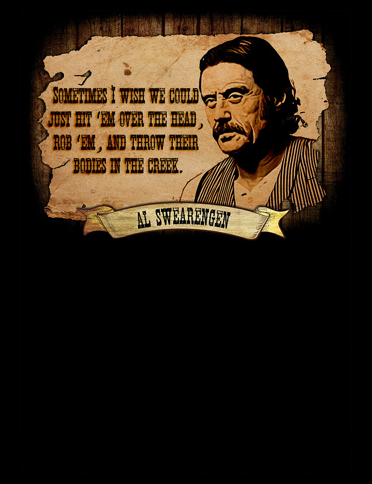 Al Swearengen Character Tee - Deadwood TV Series Apparel