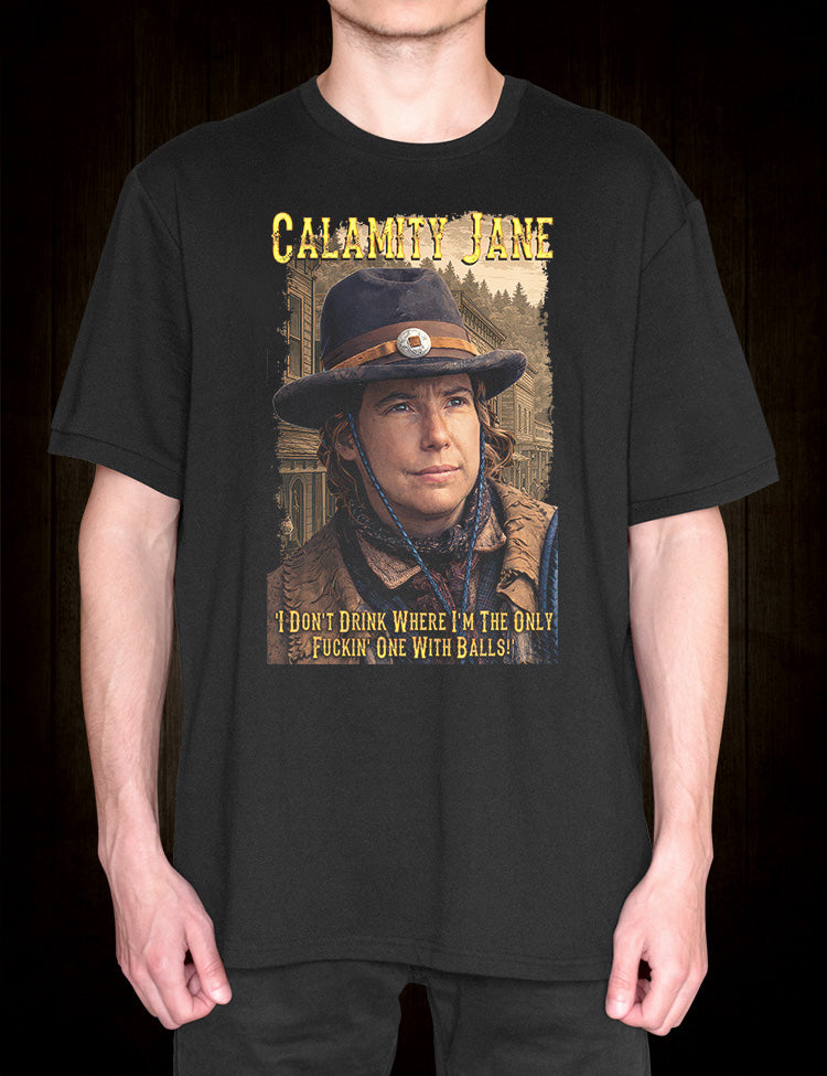 Deadwood HBO Calamity Jane character shirt